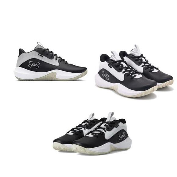 Under Armour Men's Black and White Sport Shoes - Picture 1 of 1